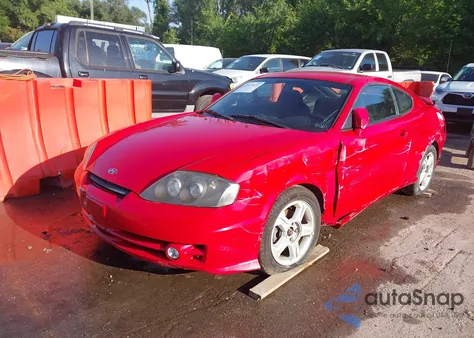 2004 Hyundai Tiburon из США, поврежденный, VIN KMHHM65D84U136361